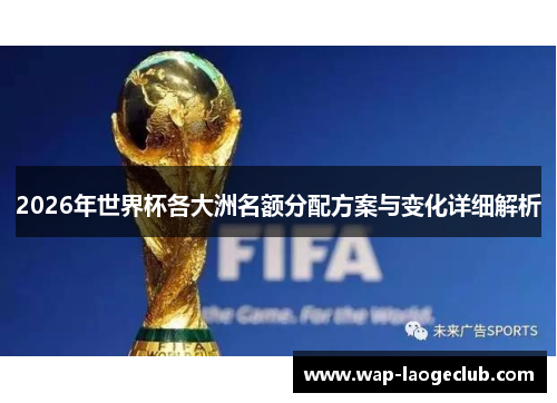 2026年世界杯各大洲名额分配方案与变化详细解析